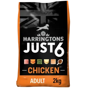 Just 6 Chicken & Vegetables Dry Dog Food 2kg