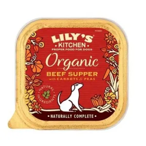 Lilys Kitchen Organic Beef Supper Foils 11 x 150g