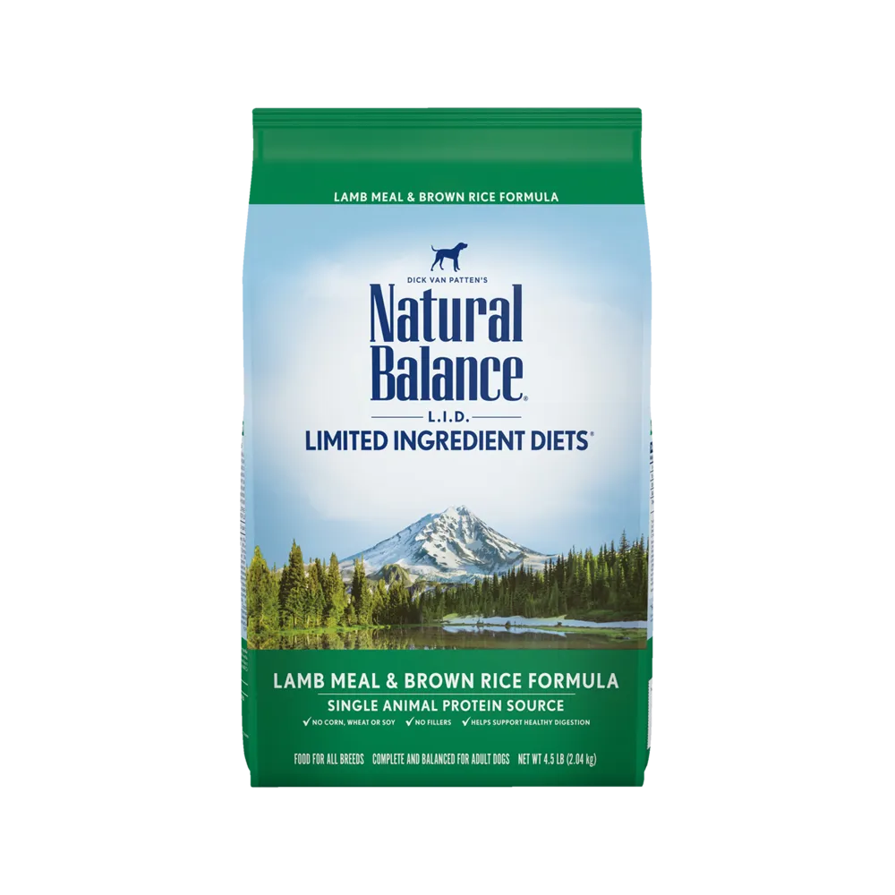 Limited Ingredient Diets Adult Dog Dry Food - Lamb & Brown Rice