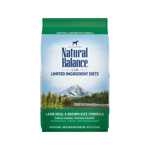 Limited Ingredient Diets Adult Dog Dry Food - Lamb & Brown Rice