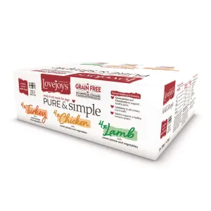 Lovejoys Variety Pack Pure & Simple Grain Free Complete Adult Dog Food