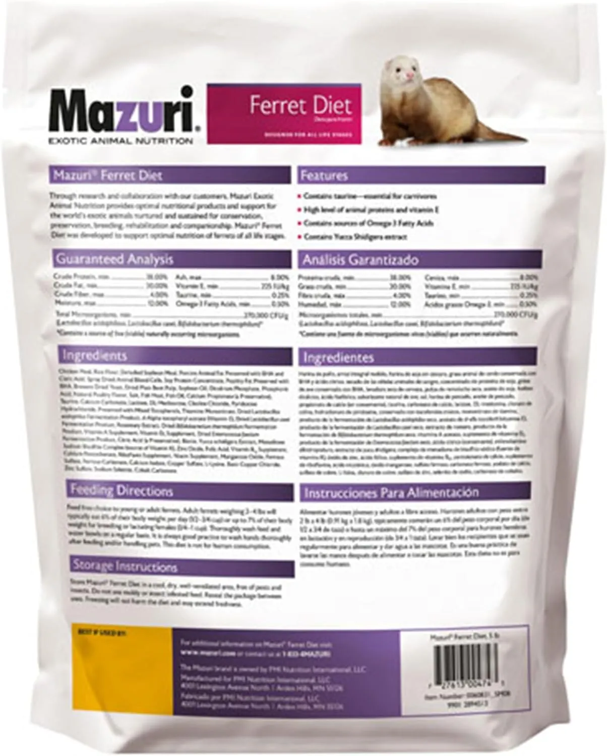 Mazuri Ferret Diet 5lb