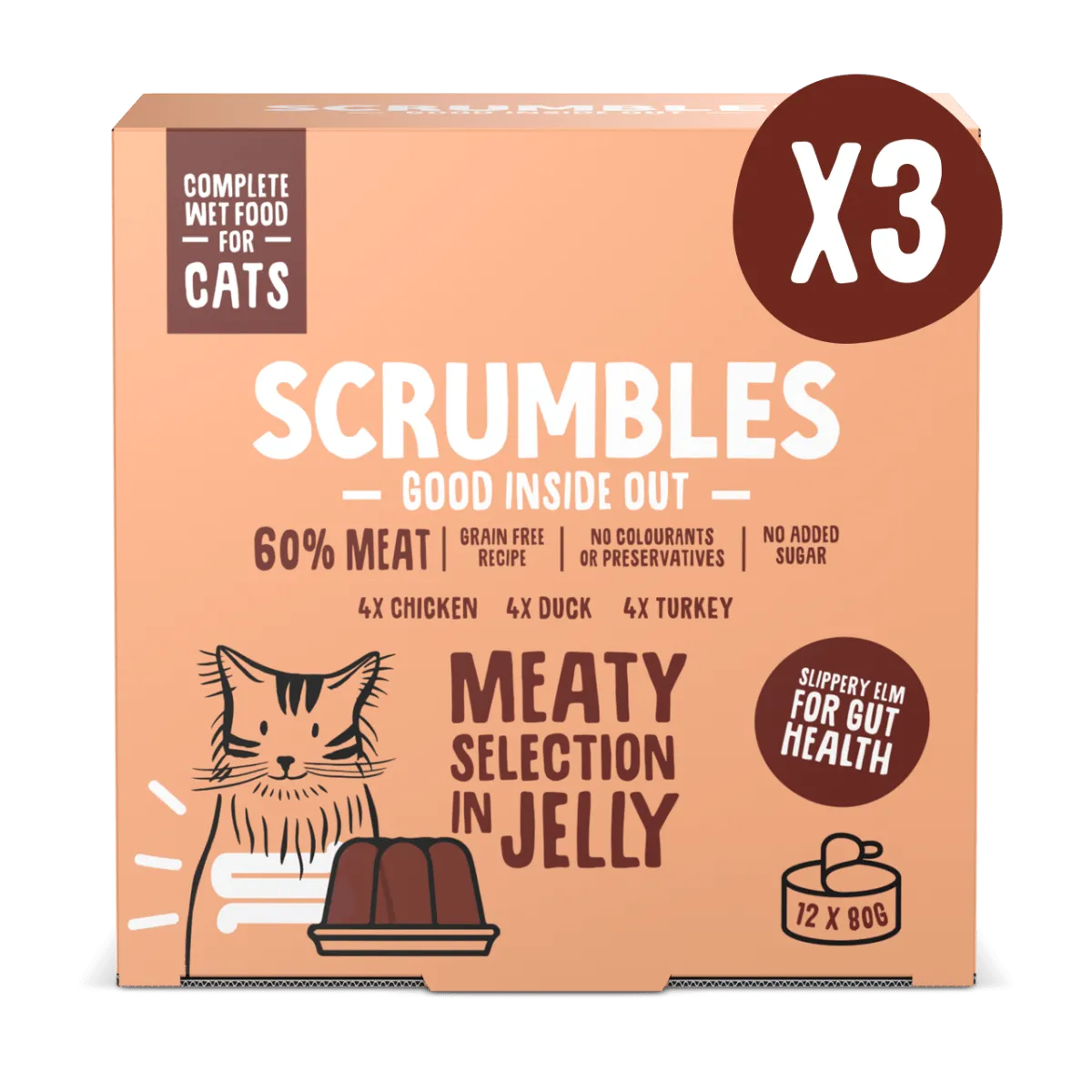 Meat Cat Food in Jelly Selection