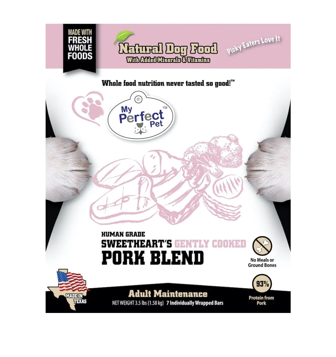 My Perfect Pet Sweetheart's Pork Blend 4lb