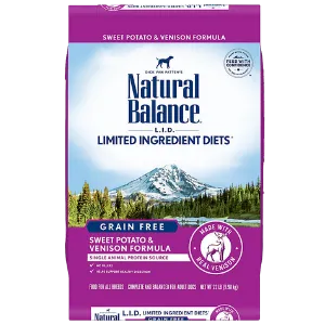 Natural Balance L.I.D. Grain-Free Sweet Potato & Venison Dog Food