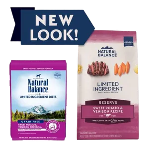 Natural Balance L.I.D. Grain-Free Sweet Potato & Venison Dog Food