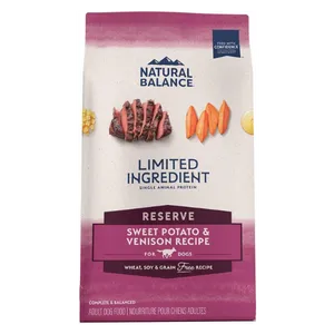 Natural Balance L.I.D. Grain-Free Sweet Potato & Venison Dog Food