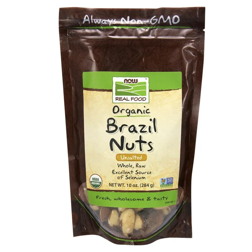 Now Foods Organic Brazil Nuts Raw 10 oz.