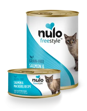 Nulo FreeStyle Grain Free Salmon and Mackerel Recipe Canned Kitten & Cat Food