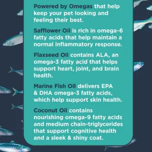 Nulo Omega 3-6-9 Fish Oil for Dogs Food Supplement 16 oz