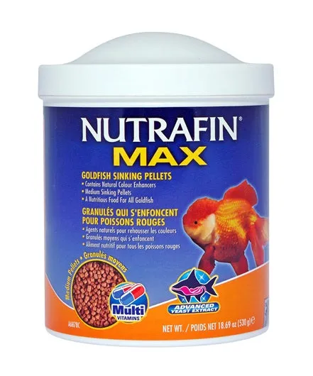 Nutrafin Max Goldfish Sinking Pellets (Medium Pellets)