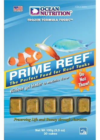 Ocean Nutrition Frozen Prime Reef Formula 3.5 oz. Cubes