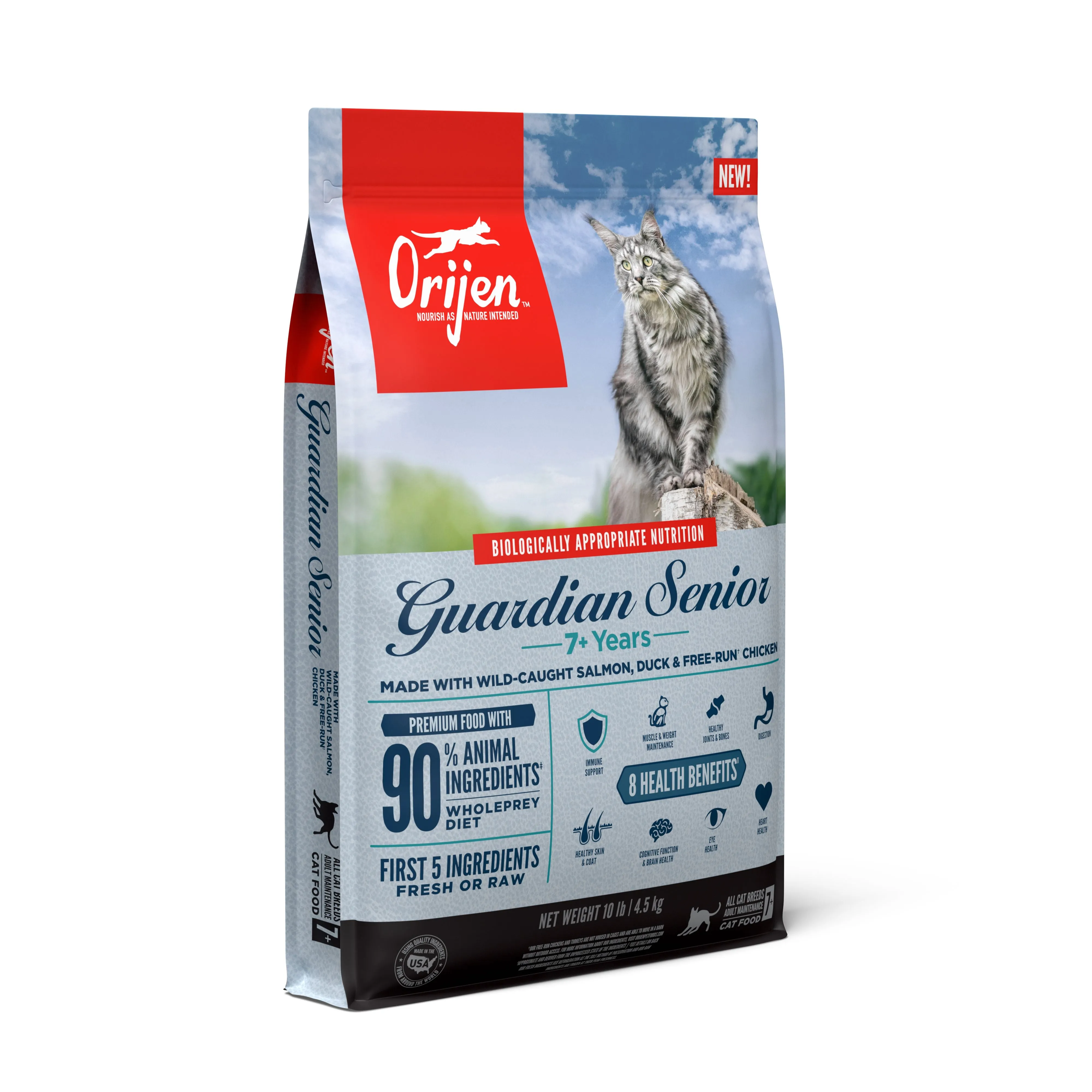 ORIJEN Guardian Senior Biologically Appropriate Dry Cat Food 4.5kg