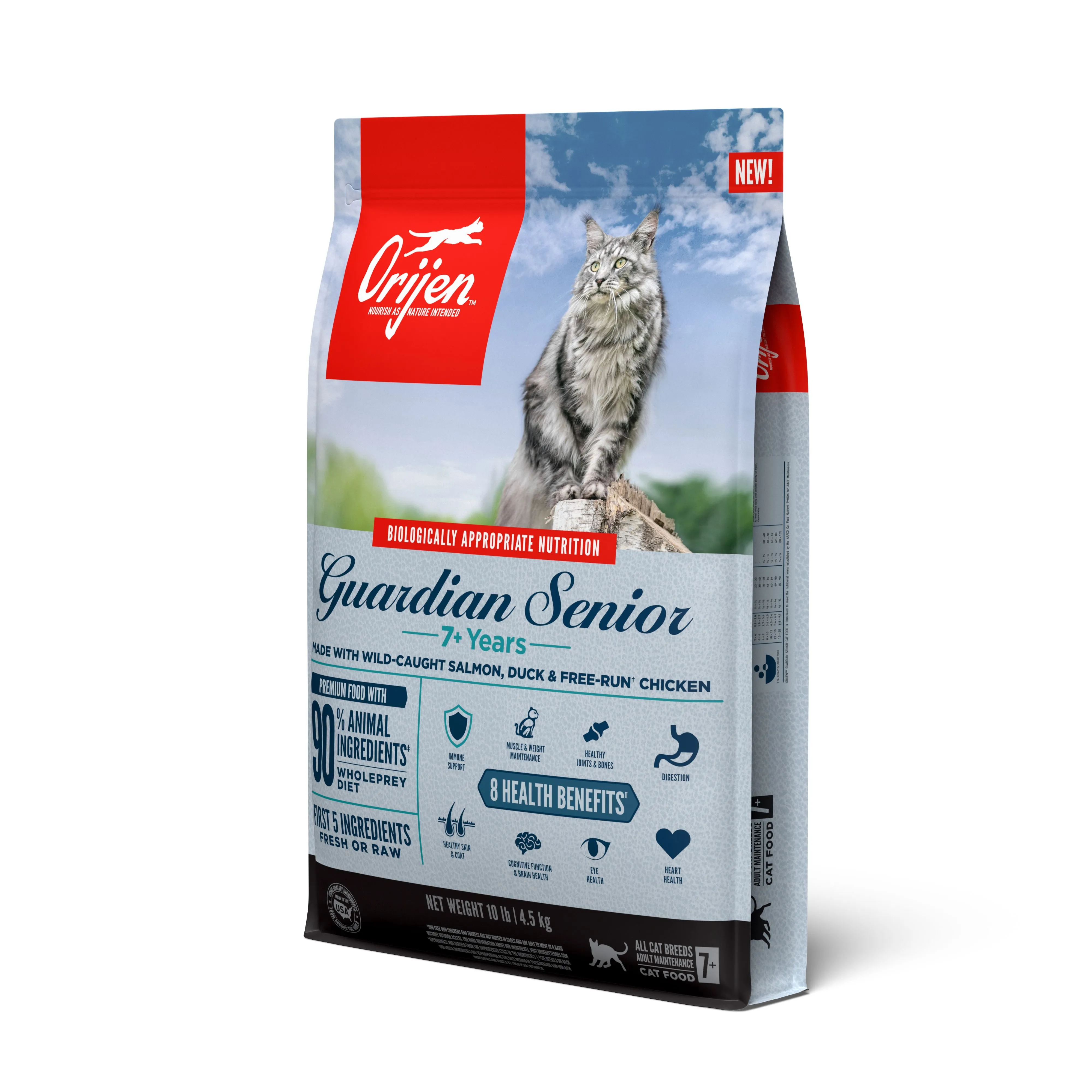 ORIJEN Guardian Senior Biologically Appropriate Dry Cat Food 4.5kg