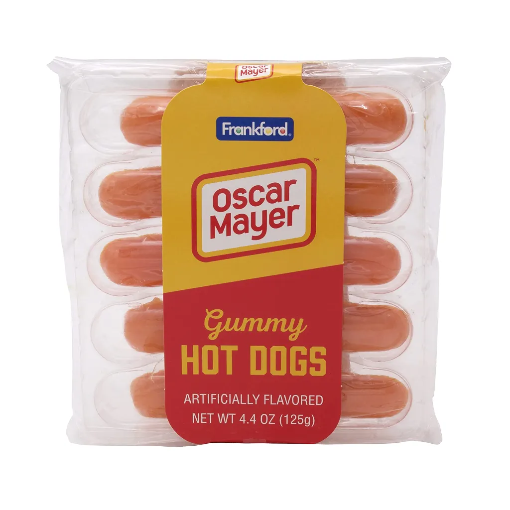 Oscar Mayer Gummy Hot Dogs Candy