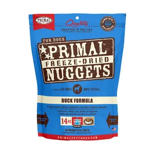 Primal Freeze Duck Formula Freeze Dried Nuggets 14oz