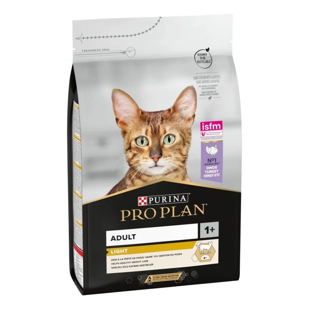 Pro Plan Adult 1  Light Rich in Turkey Dry Cat Food 3kg