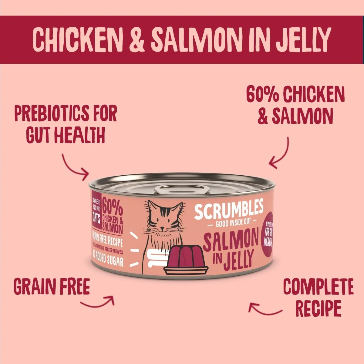 Salmon in Jelly Wet Cat Food