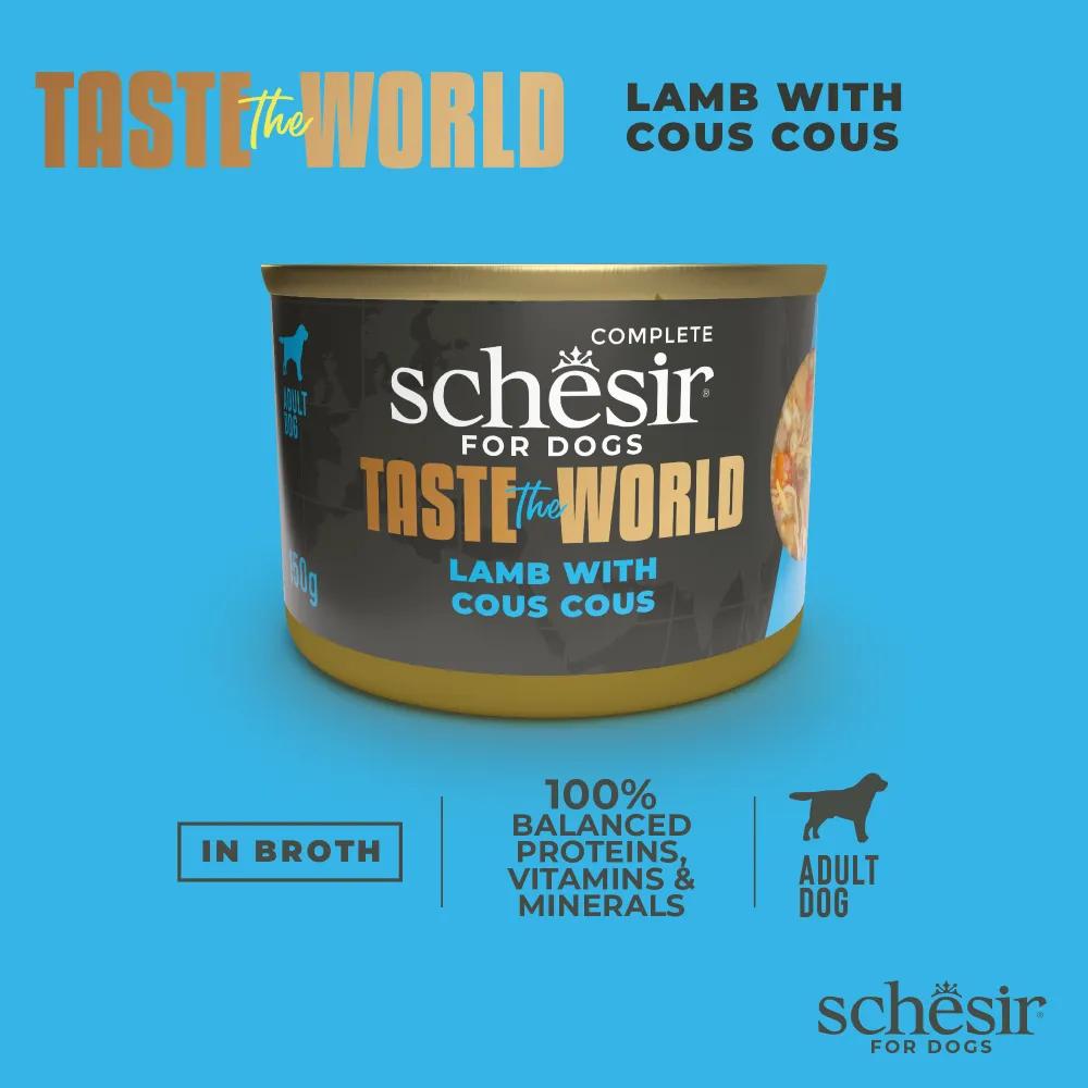 Schesir Dog Taste The World Lamb With Cous Cous 150g