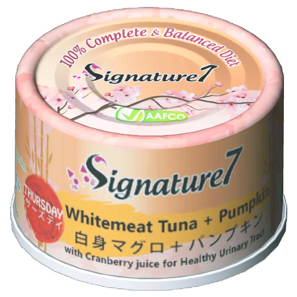 Signature7 Thursday Whitemeat Tuna & Pumpkin Cat Canned Food 70g