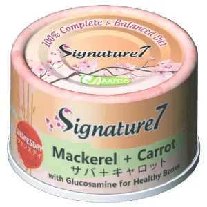 Signature7 Wednesday Mackerel & Carrot Cat Canned Food 70g