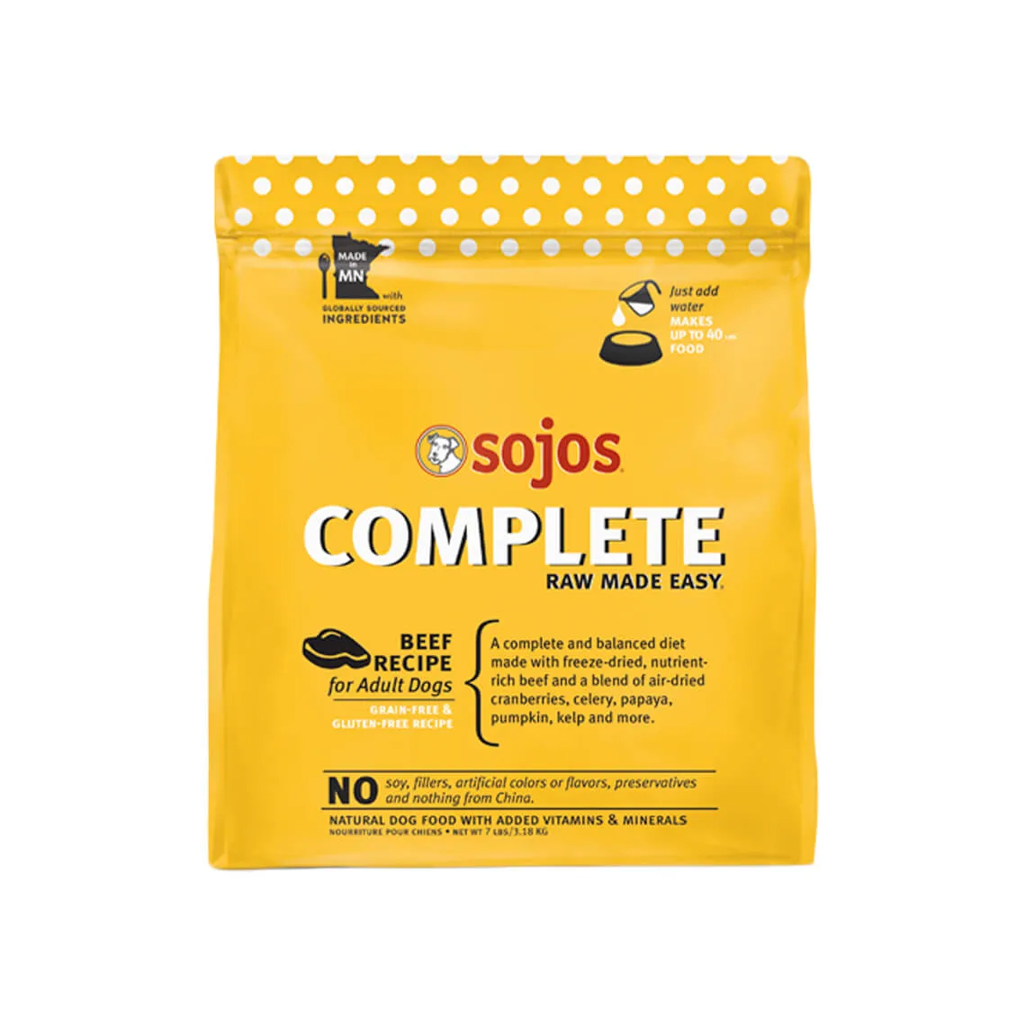 Sojos Complete Grain-Free Dog Food Mix