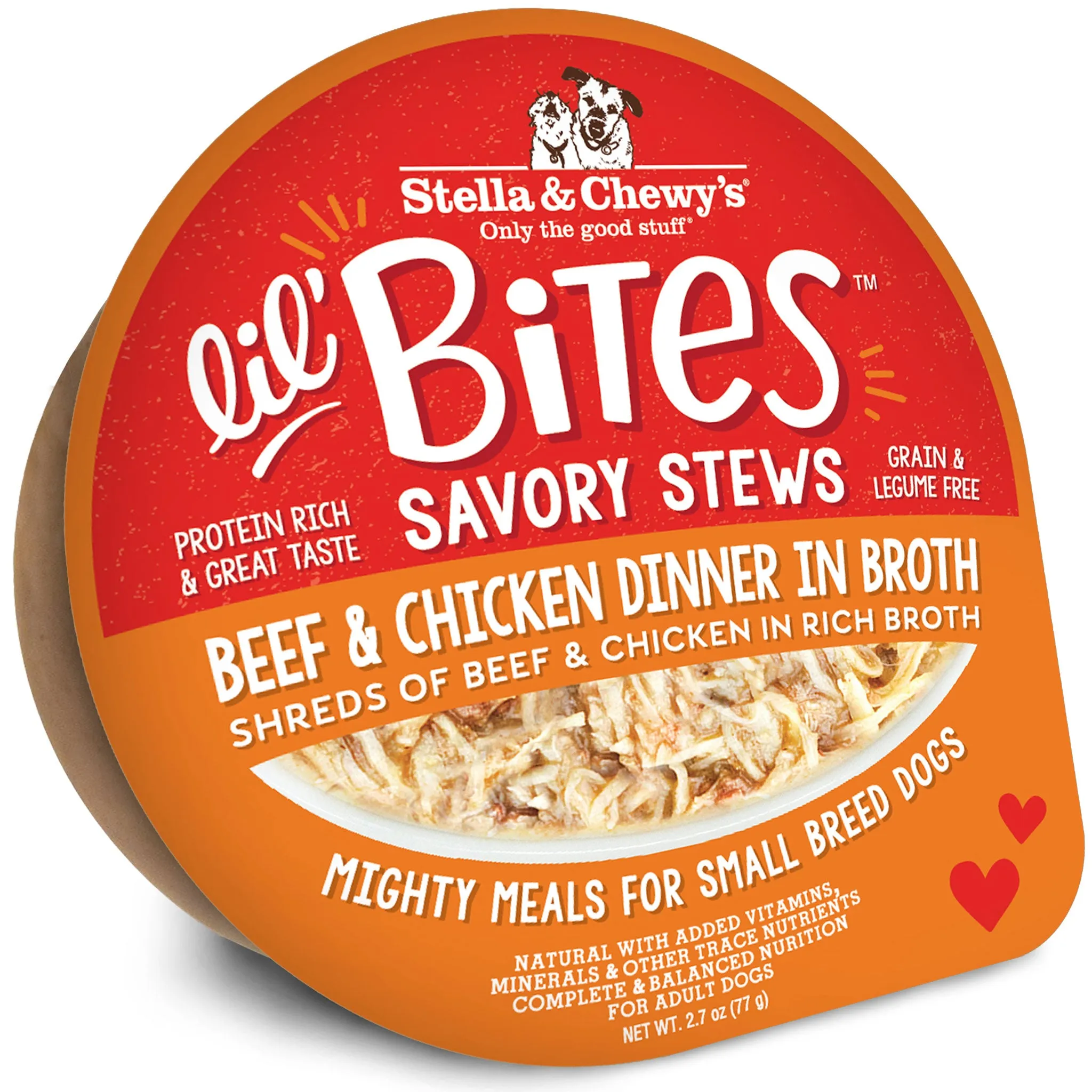 Stella & Chewy's Lil Bites Savory Stews Beef & Chicken Dog Food