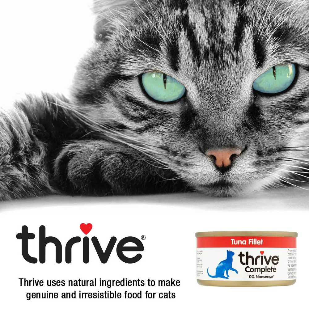 Thrive Chicken and Turkey Wet Cat Food 75g x 12