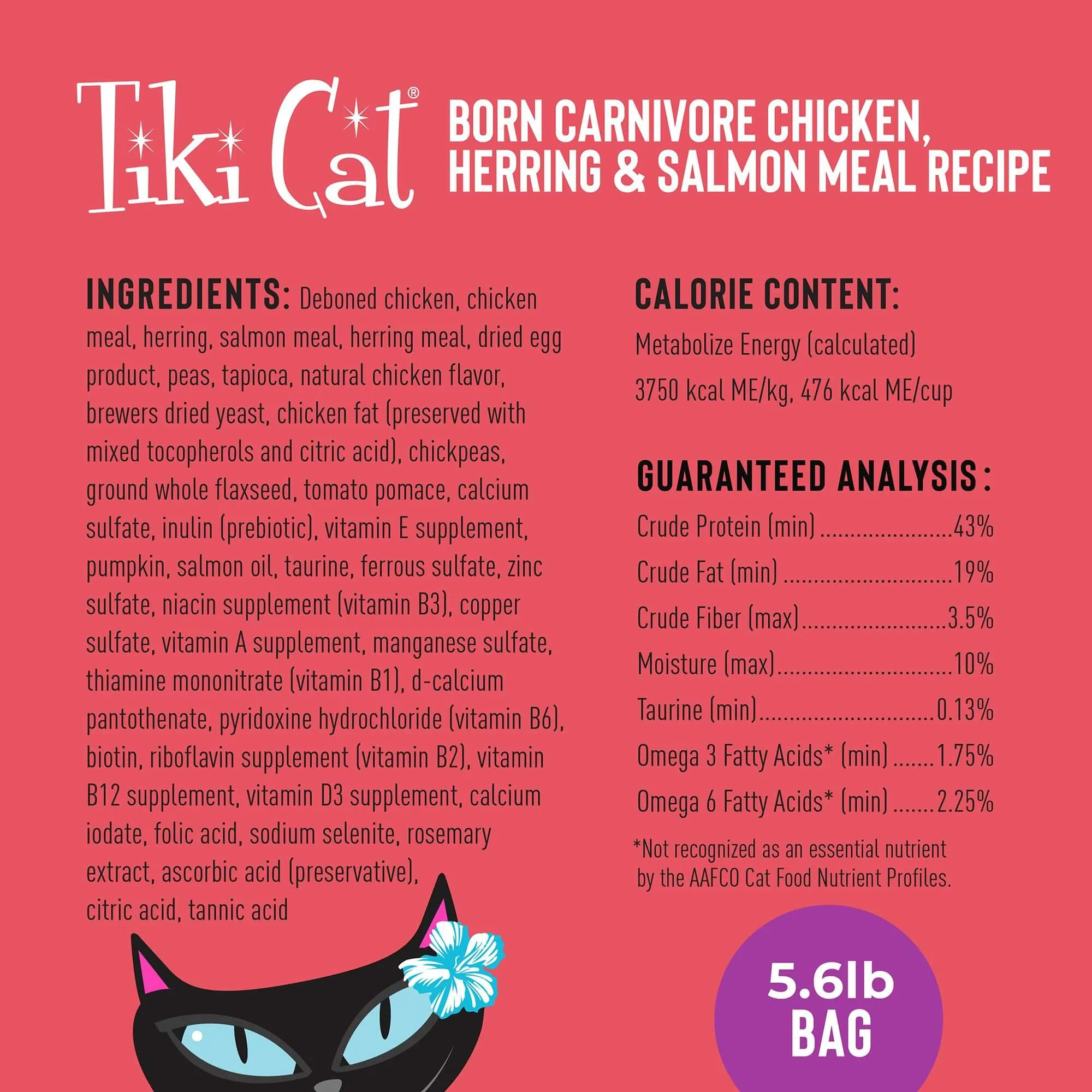 Tiki Cat Born Carnivore Dry Cat Food