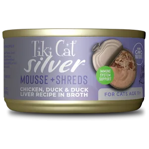 Tiki Cat Silver Chicken Duck & Liver 2.4oz*