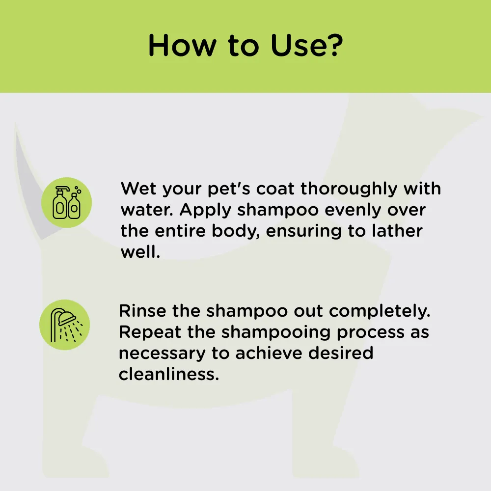 TopDog Premium Green Apple Dry Bath Shampoo Spray for Dogs and Cats