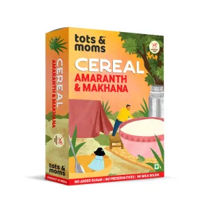 Tots & Moms Protein & Calcium Rich- Amaranth & Makhana Instant Baby Cereal