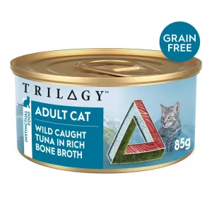 Trilogy Tuna in Bone Broth Adult Cat Wet Food 85g x 24***