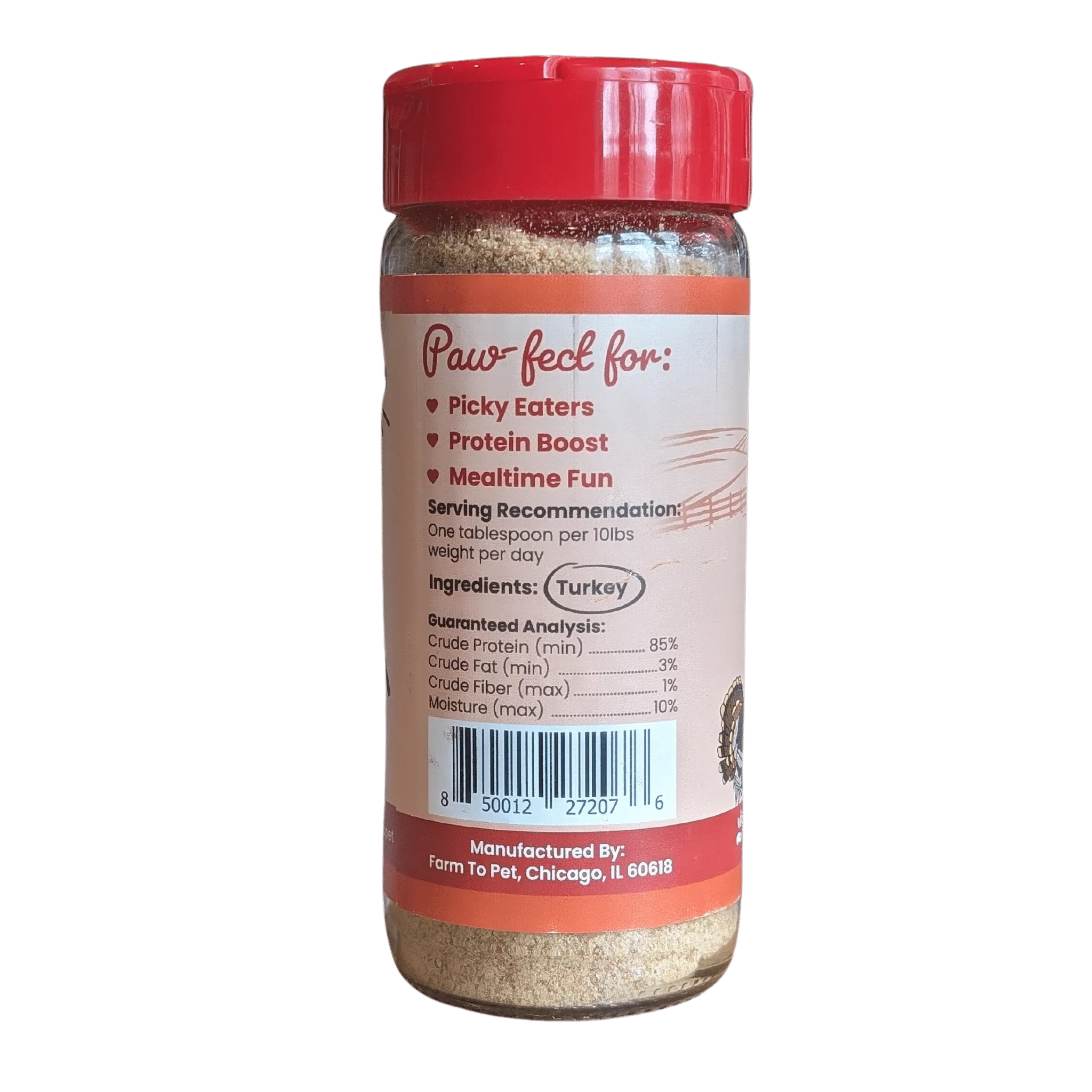 Turkey Treat Dog Food Topper