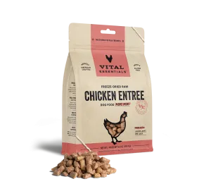 Vital Essentials Freeze-Dried Raw Chicken Entrée Mini Nibs Dog Food