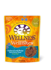 Wellness WellBites Chicken & Lamb Dog Treat 227g