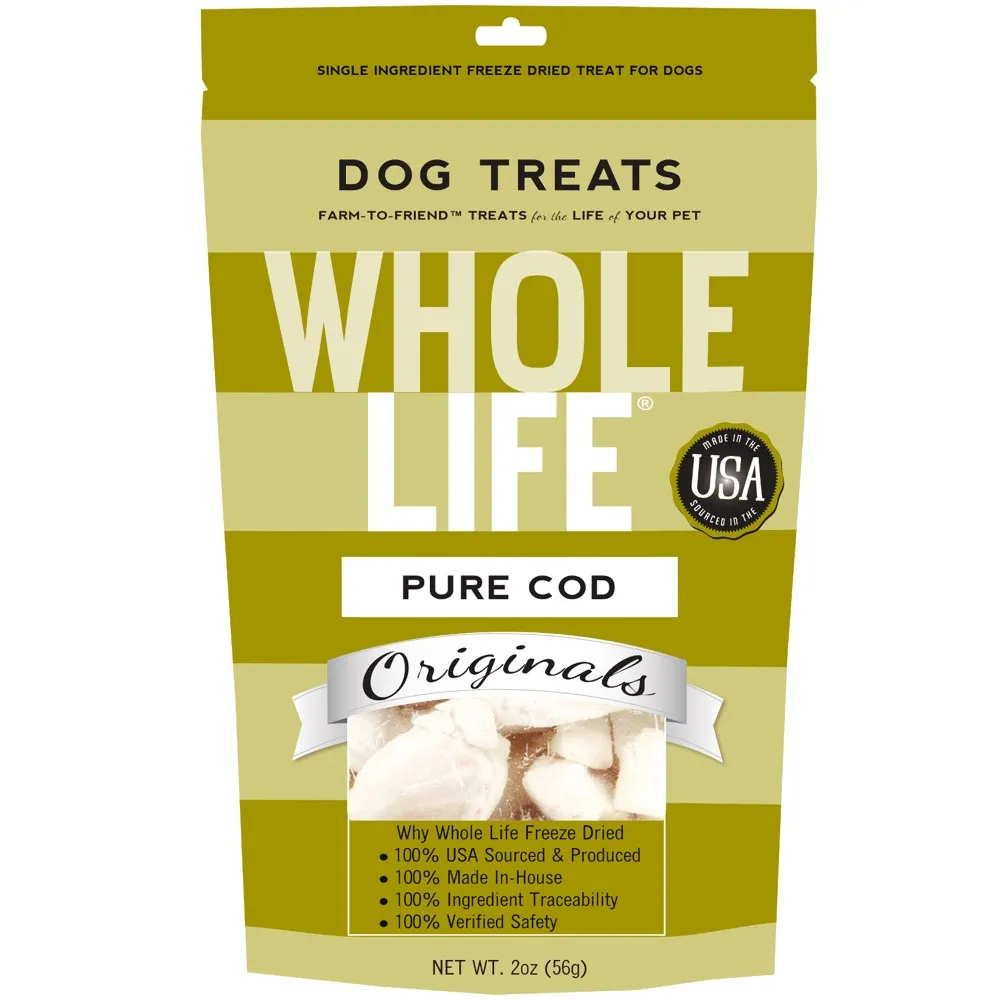 Whole Life Originals Freeze Dried Cod Dog Treats