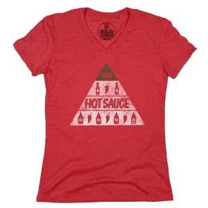 Women's Hot Sauce V-Neck Tee