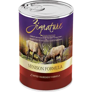 Zignature Venison Limited Ingredient Formula Canned Dog Food 13oz