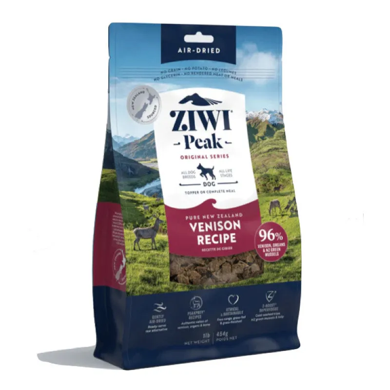 Ziwi Peak Air-Dried New Zealand Venison Recipe